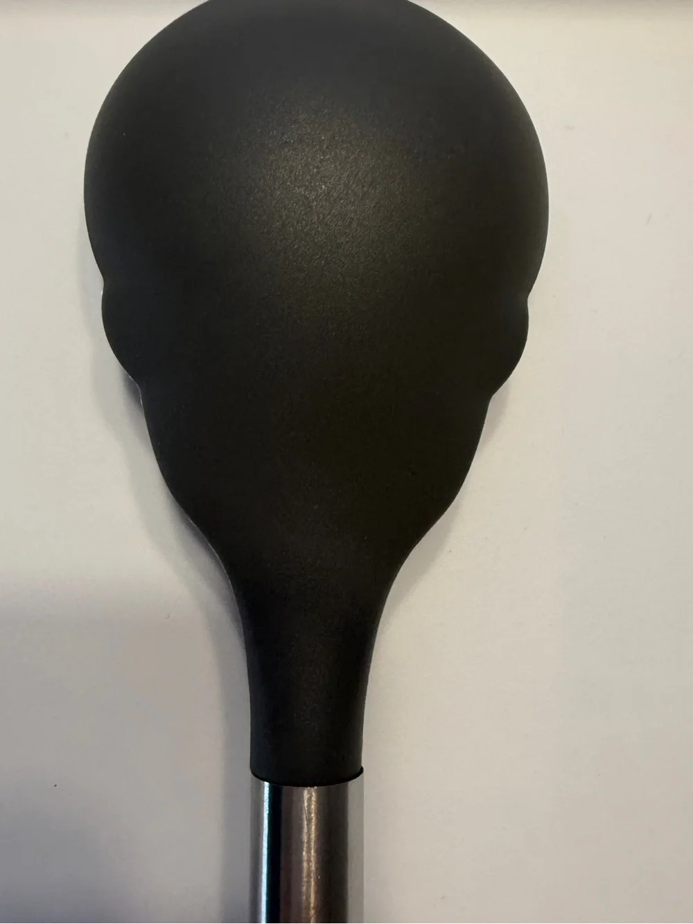 Black Skull Silicone Large Spoon - Kitchen Accessory Halloween Goth